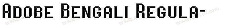 Adobe Bengali Regula字体转换 Adobe Bengali Regula字体转换